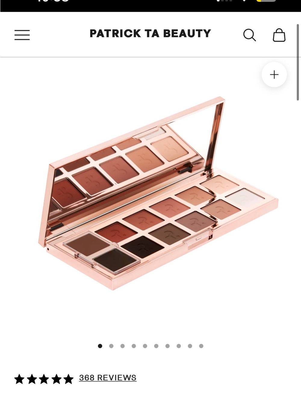 Patrick Ta major demensions eyeshadow pallet NEW UNUSED IN BOX